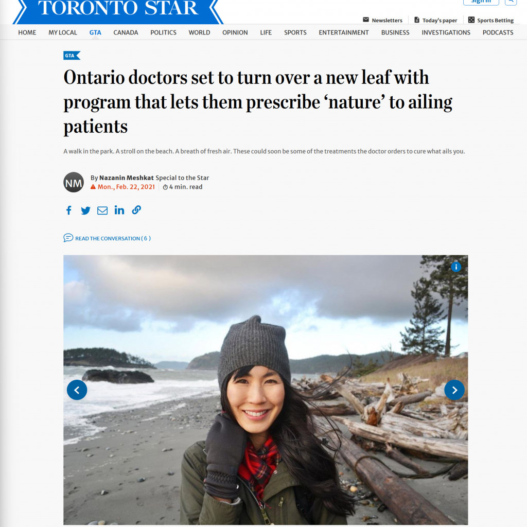 Ontario doctors set to turn over a new leaf with program that lets them prescribe 'nature' to ailing patients
